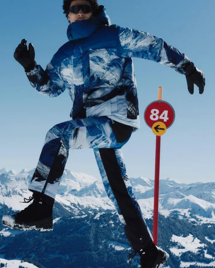 Perfect Moment Chamonix Ski Pant Landscape Men Pants