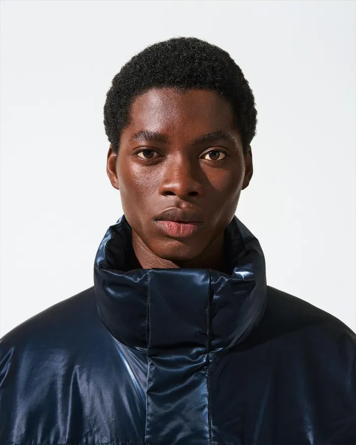 Perfect Moment Max Down Parka Jacket Blue Liquid Men Jackets