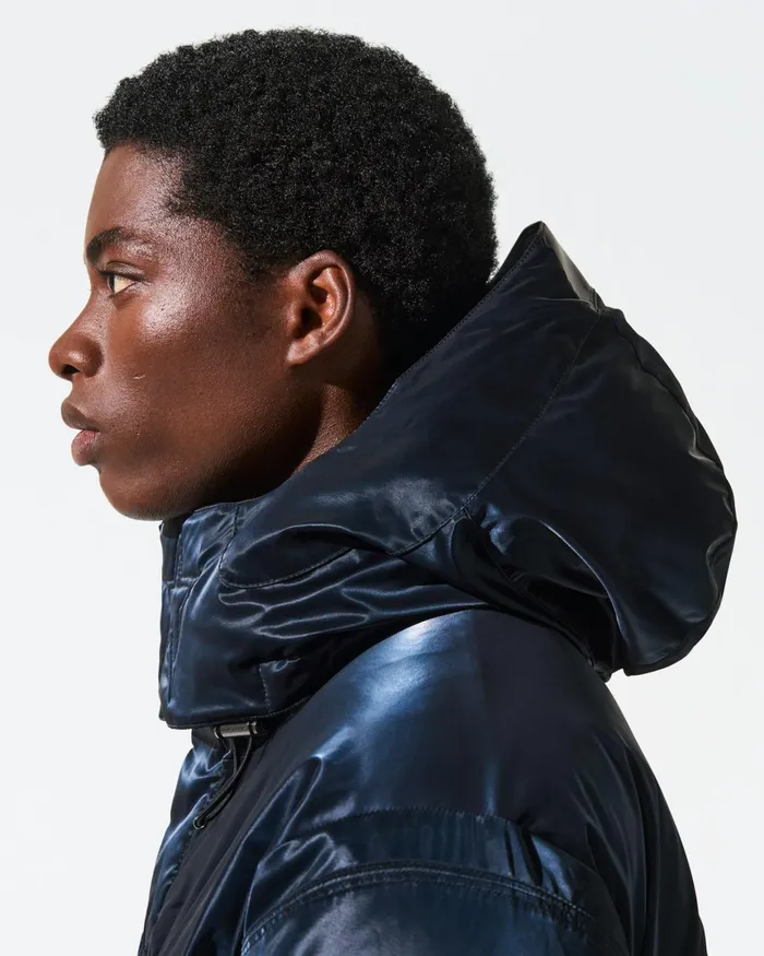 Perfect Moment Max Down Parka Jacket Blue Liquid Men Jackets