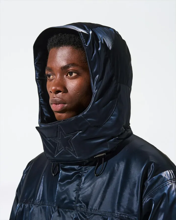 Perfect Moment Max Down Parka Jacket Blue Liquid Men Jackets