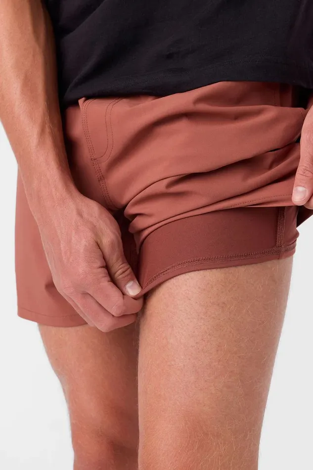PERFORM LINED 15034 ATHLETIC SHORTS Mahogany Men O039NEILL Clothing