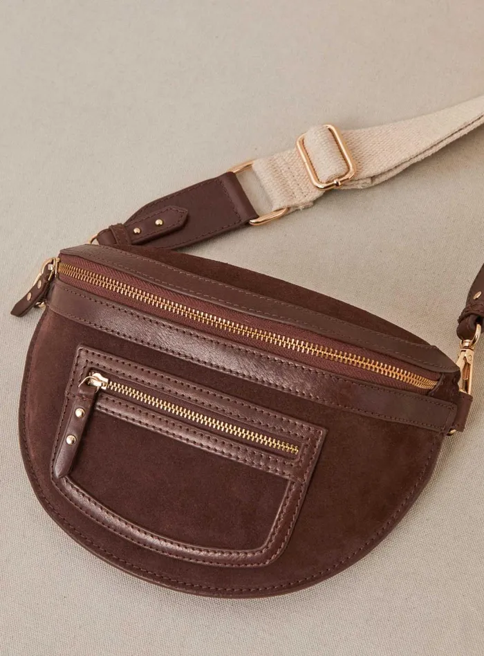 Petite Mendigote Bananas Fw24 Sac Banane Sana Bimatiere Chocolate 8211 Women