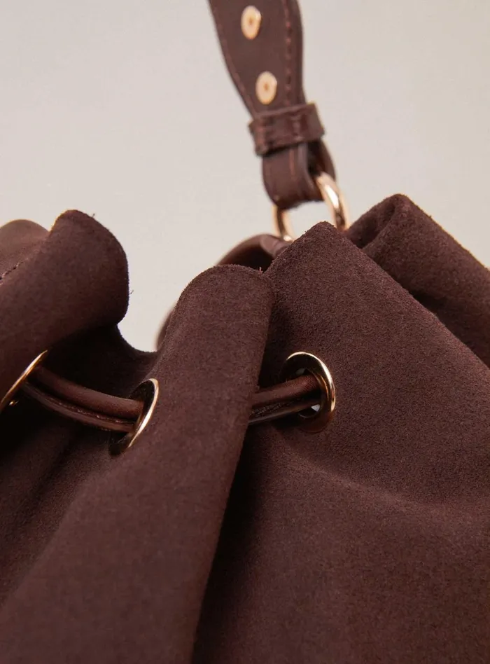 Petite Mendigote Shoulder Bags Fw24 Sac Sauline Bimatiere Chocolate 8211 Women