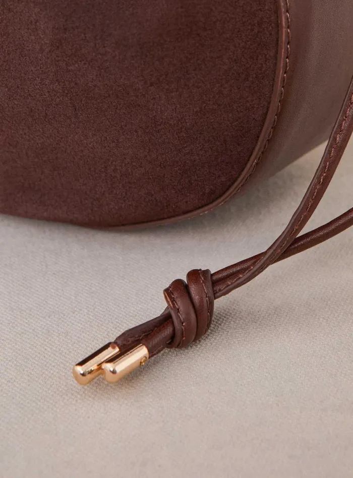 Petite Mendigote Shoulder Bags Fw24 Sac Sauline Bimatiere Chocolate 8211 Women