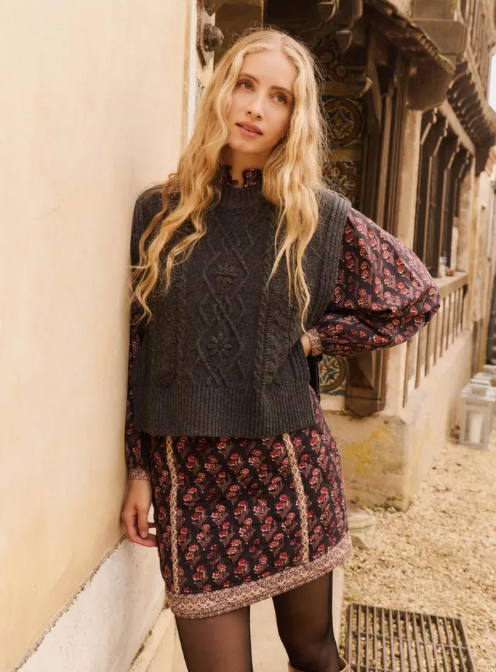 Petite Mendigote Skirts and Shorts Fw24 Jupe June Indian Asphalt 8211 Women