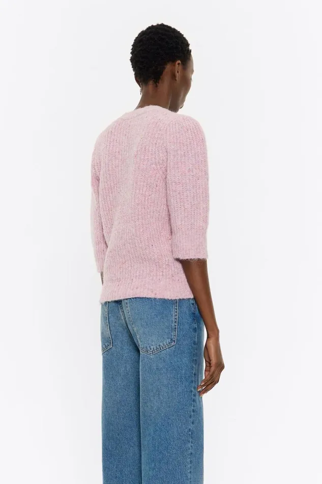 Pink Lurex Jumper Pink Women Bimba Y Lola Knitwear Pink Lurex Jumper Pink Women Bimba Y Lola Knitwear