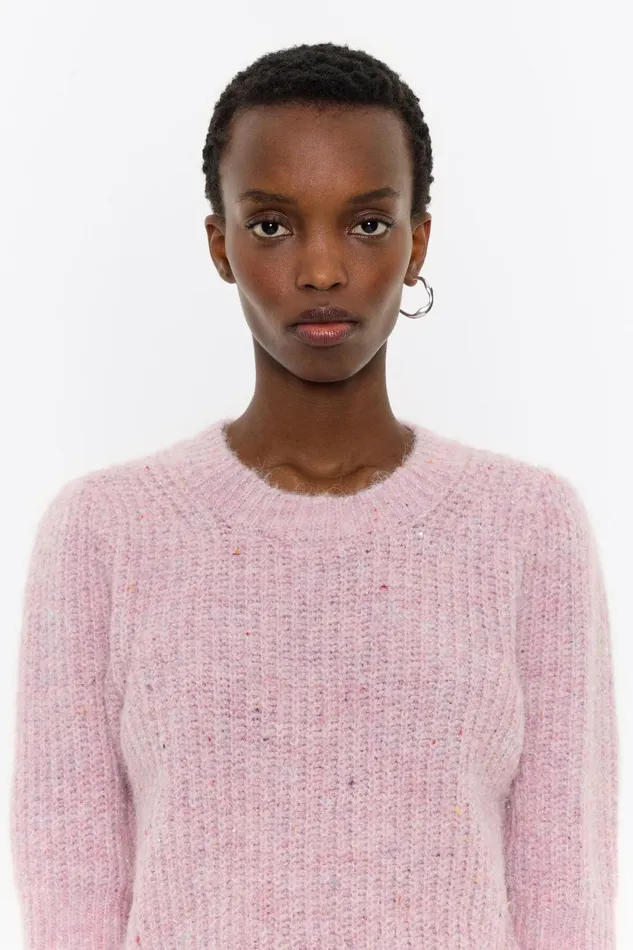 Pink Lurex Jumper Pink Women Bimba Y Lola Knitwear Pink Lurex Jumper Pink Women Bimba Y Lola Knitwear