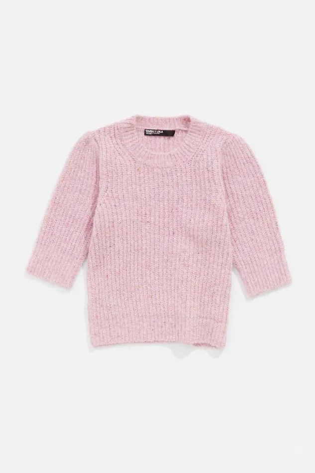 Pink Lurex Jumper Pink Women Bimba Y Lola Knitwear Pink Lurex Jumper Pink Women Bimba Y Lola Knitwear