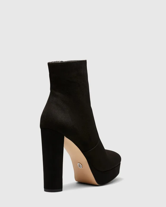 Platform Boots NOVO Shoes Women KIWI BLACK Platform Boots NOVO Shoes Women KIWI BLACK