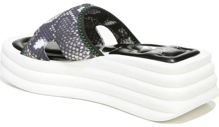 Platform Women Franco Sarto Sarto Vina 2 Platform Slide Sandal Roccia Mesh