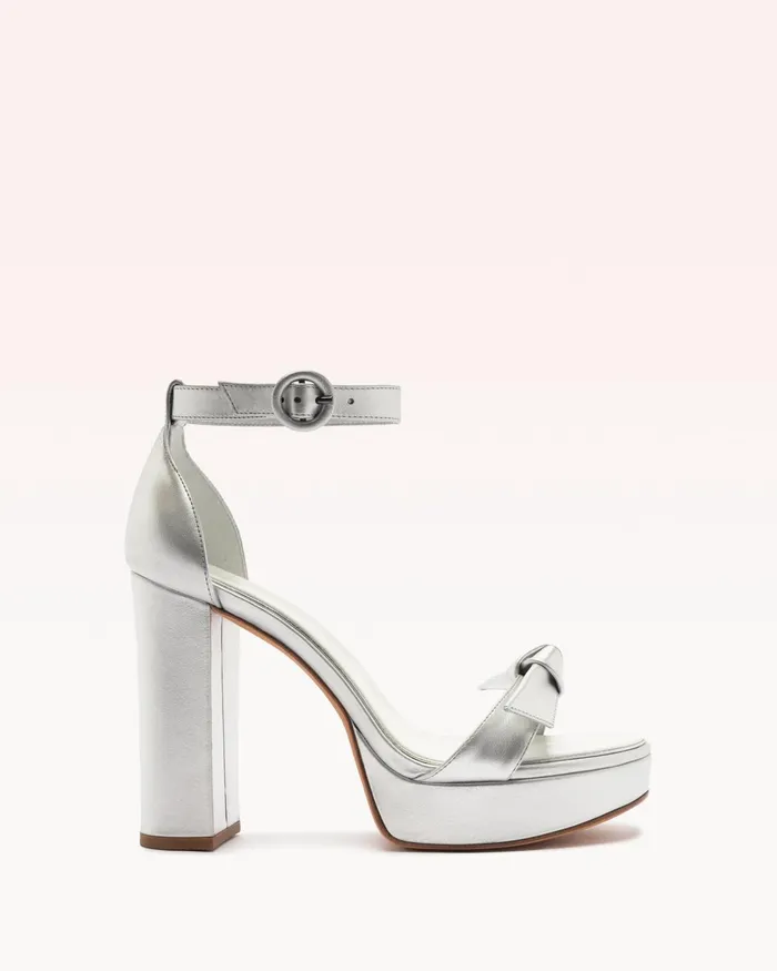 Platforms Women Alexandre Birman Platform Sandals For Wedding 8211 Clarita Platform Bridal 120 8211 Alexandre Birman Bridal Silver Pearl