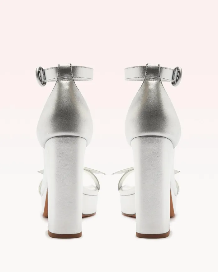 Platforms Women Alexandre Birman Platform Sandals For Wedding 8211 Clarita Platform Bridal 120 8211 Alexandre Birman Bridal Silver Pearl