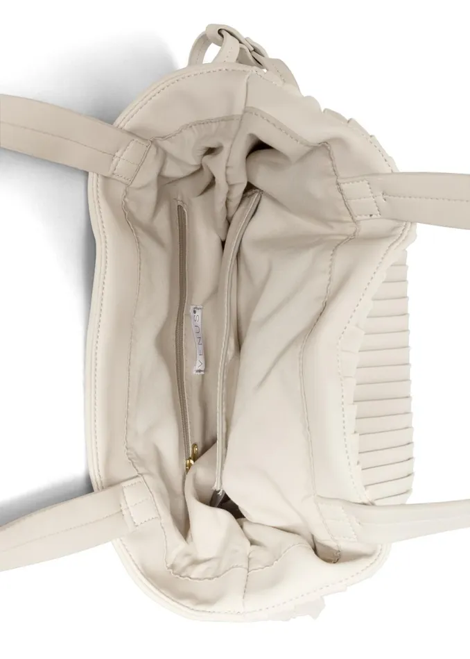PLEATED TOTE BAG Taupe Women VENUS Handbags