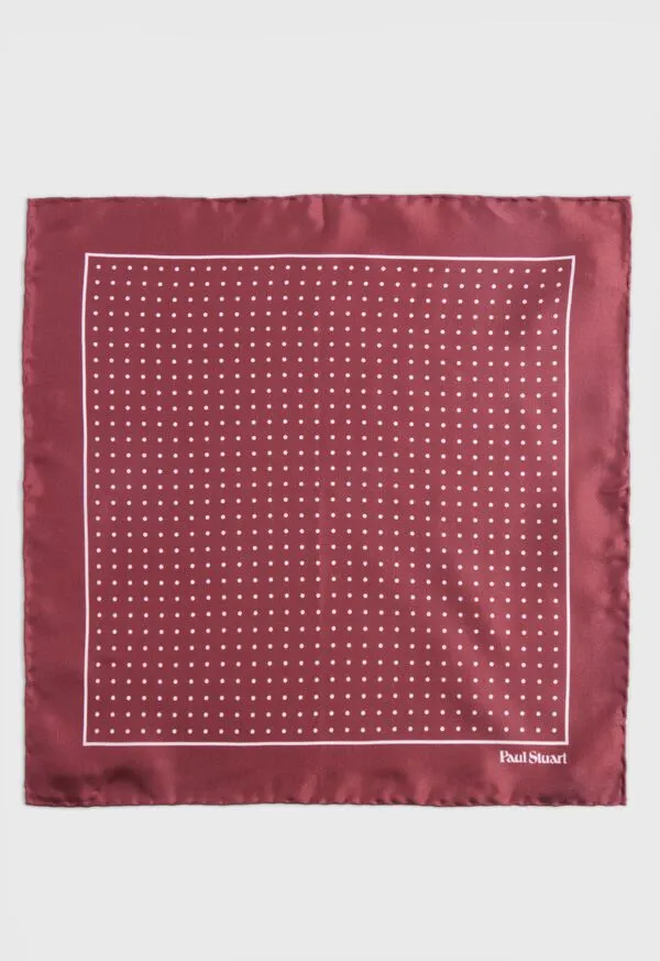 Pocket Squares Silk Twill Dot Print Pocket Square SilverWhite 8211 Paulstuart Mens Pocket Squares Silk Twill Dot Print Pocket Square SilverWhite 8211 Paulstuart Mens