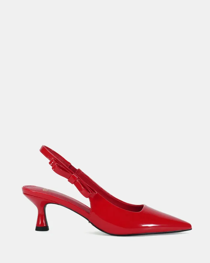 Pumps INDI Red Patent Pumps NOVO Shoes Women