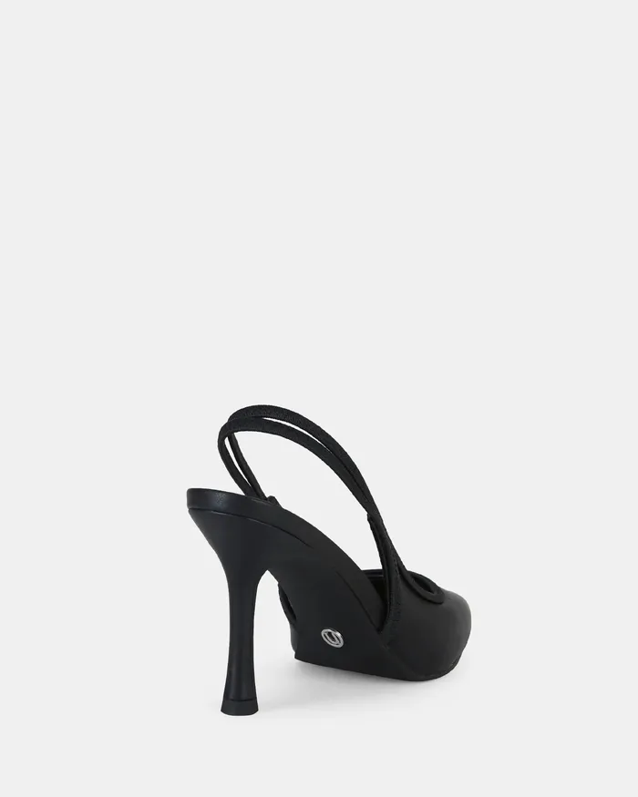 Pumps NOVO Shoes Women IANTHE BLACK Closed Toe Heels