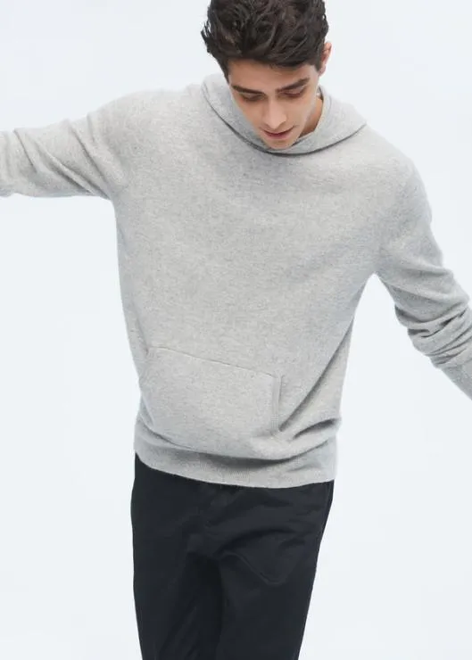 Pure Cashmere Hoodie For Men Men Lilysilk Sweaters