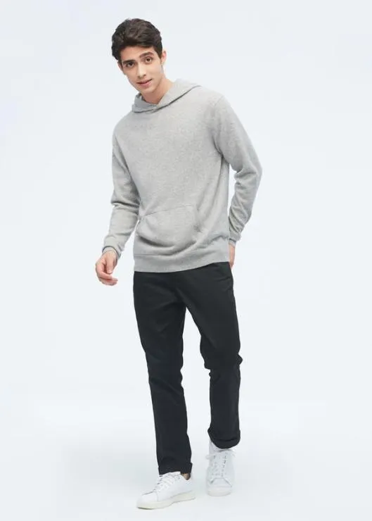 Pure Cashmere Hoodie For Men Men Lilysilk Sweaters