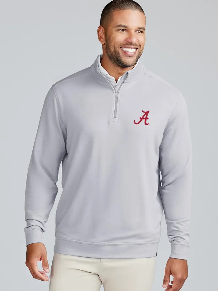 Quarter Zips Men Tasc Performance Cloud French Terry Quarter Zip 8211 Alabama