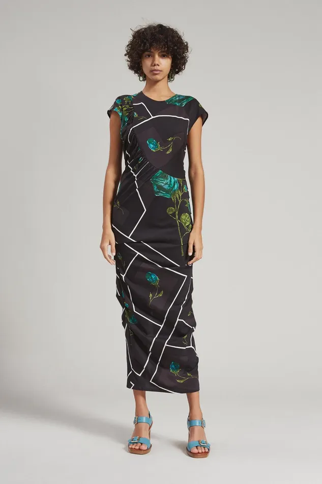 Rachel Comey Dresses Women New Delirium Dress Black Multi