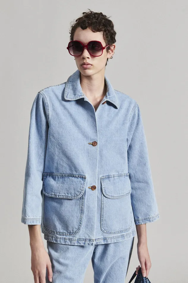 Rachel Comey Jackets Outerwear Women Travail Jacket Celeste