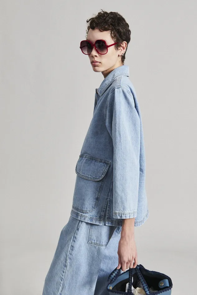 Rachel Comey Jackets Outerwear Women Travail Jacket Celeste
