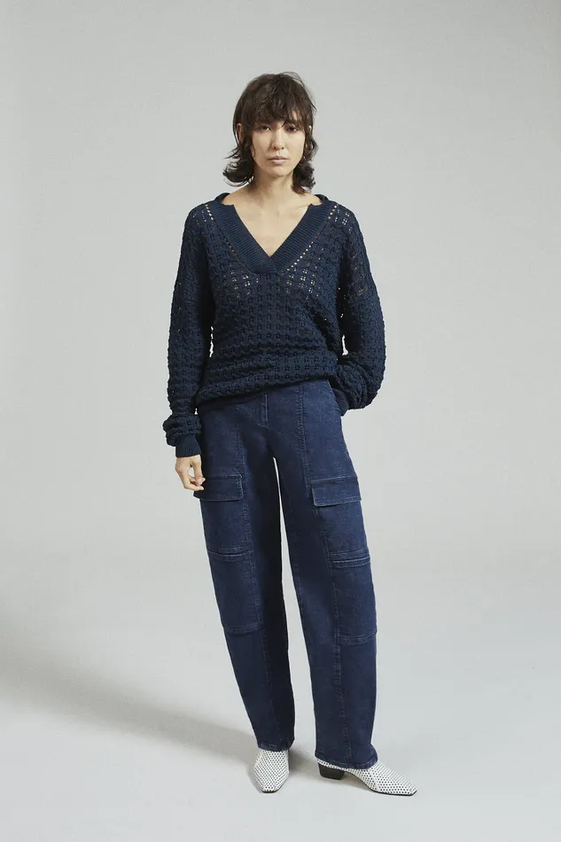 Rachel Comey Pants Women Devine Pant Dark Indigo
