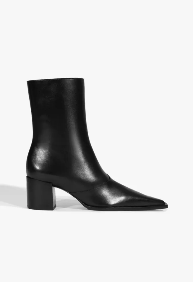 Raffaela Mid Bootie Black Women Schutz Shoes Booties