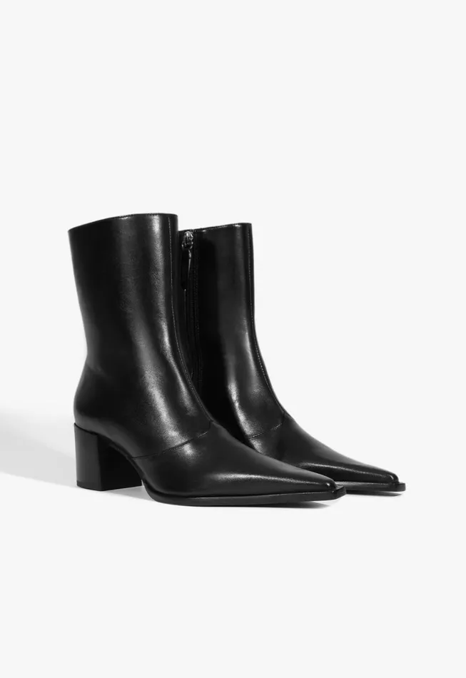 Raffaela Mid Bootie Black Women Schutz Shoes Booties