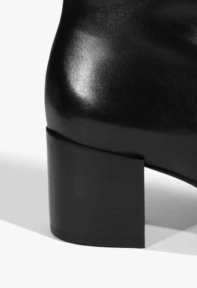 Raffaela Mid Bootie Black Women Schutz Shoes Booties