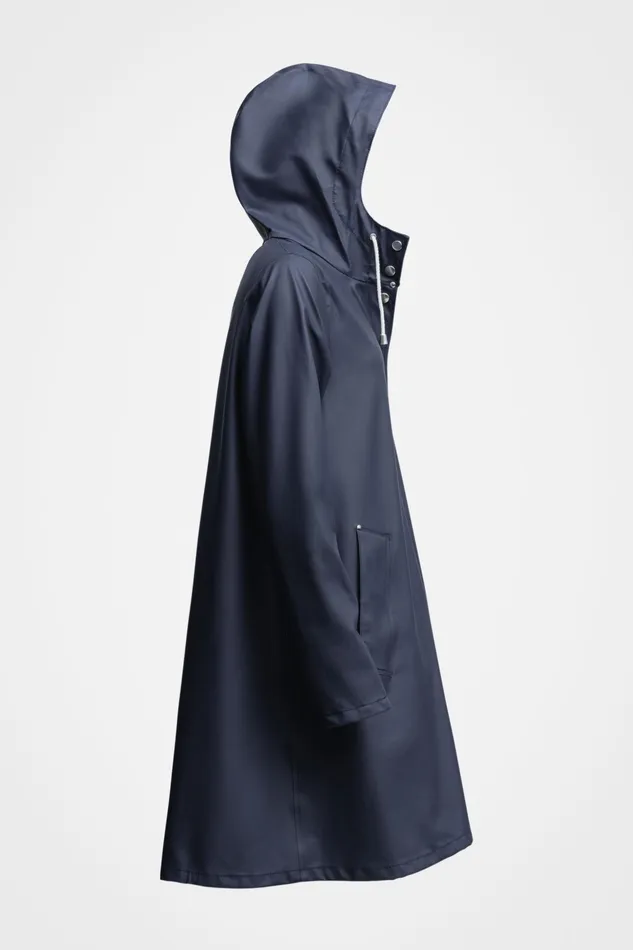 Raincoats Women Stutterheim Mosebacke Lightweight Raincoat Navy
