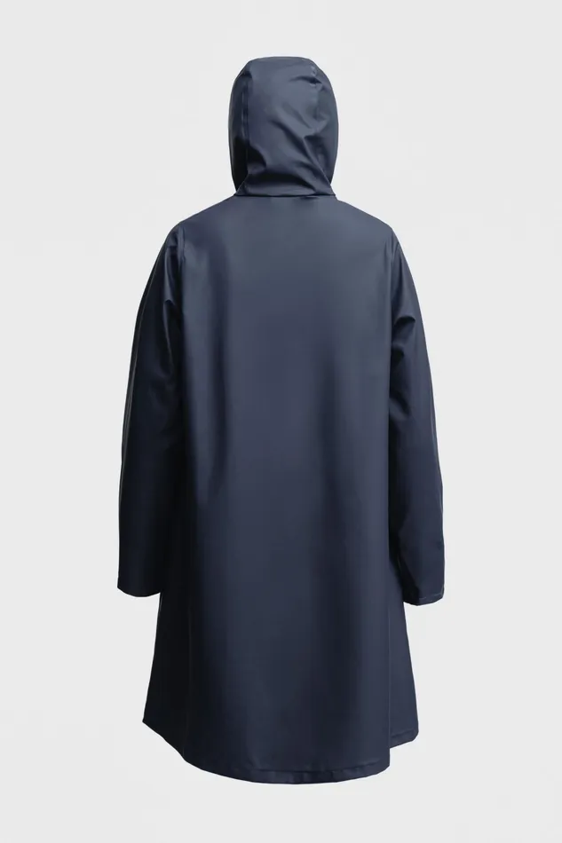 Raincoats Women Stutterheim Mosebacke Lightweight Raincoat Navy