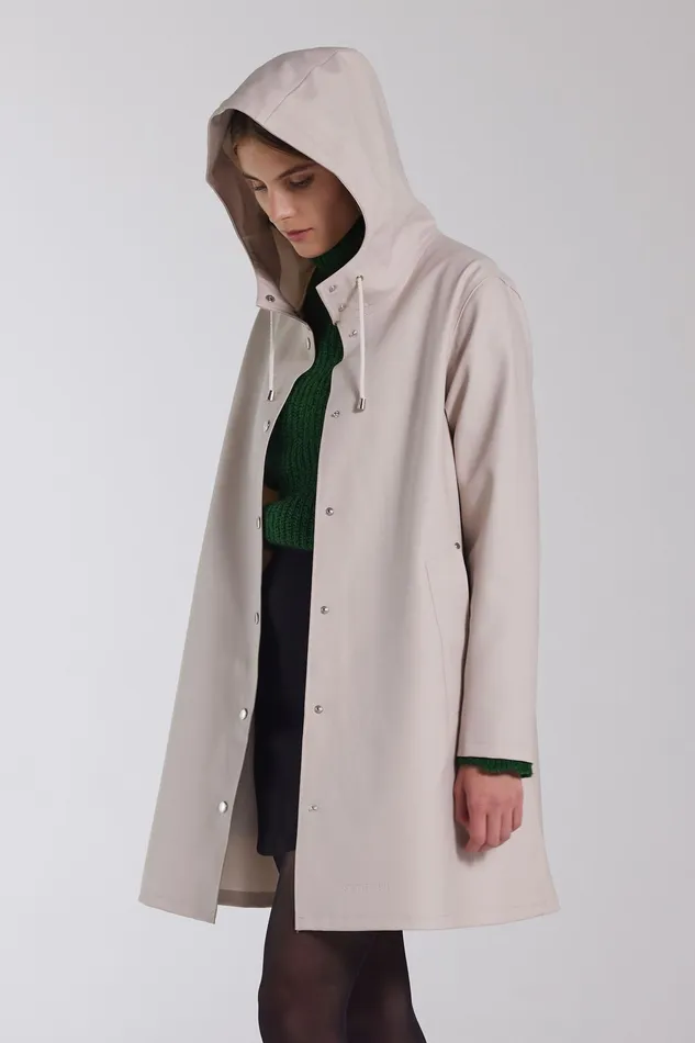 Raincoats Women Stutterheim Mosebacke Raincoat Light Sand