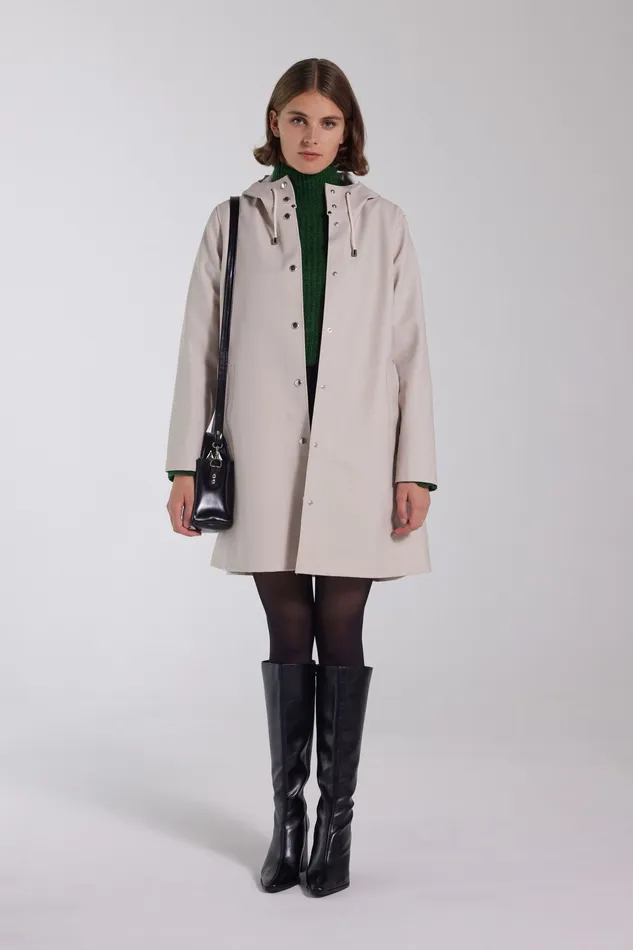 Raincoats Women Stutterheim Mosebacke Raincoat Light Sand