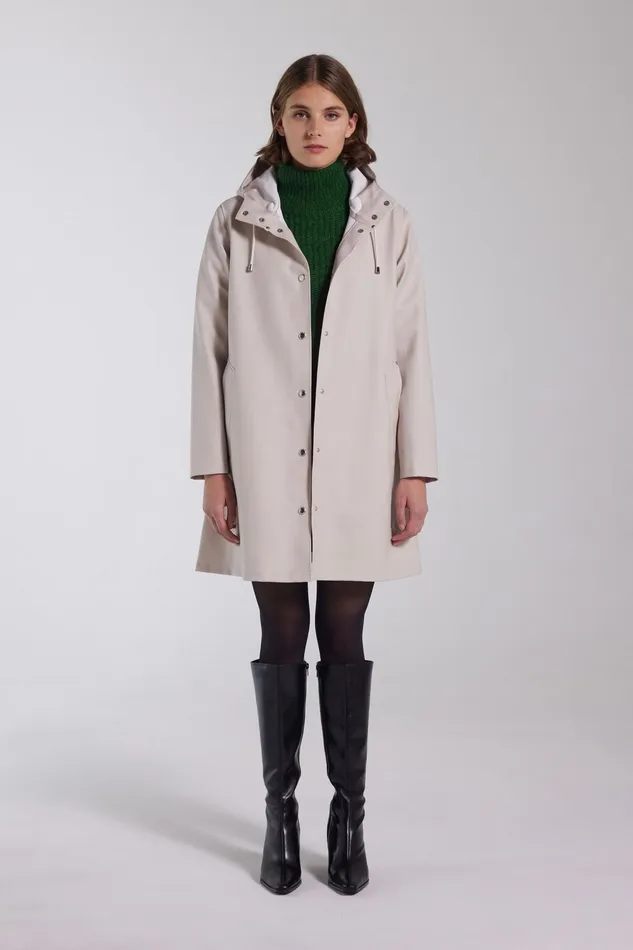 Raincoats Women Stutterheim Mosebacke Raincoat Light Sand