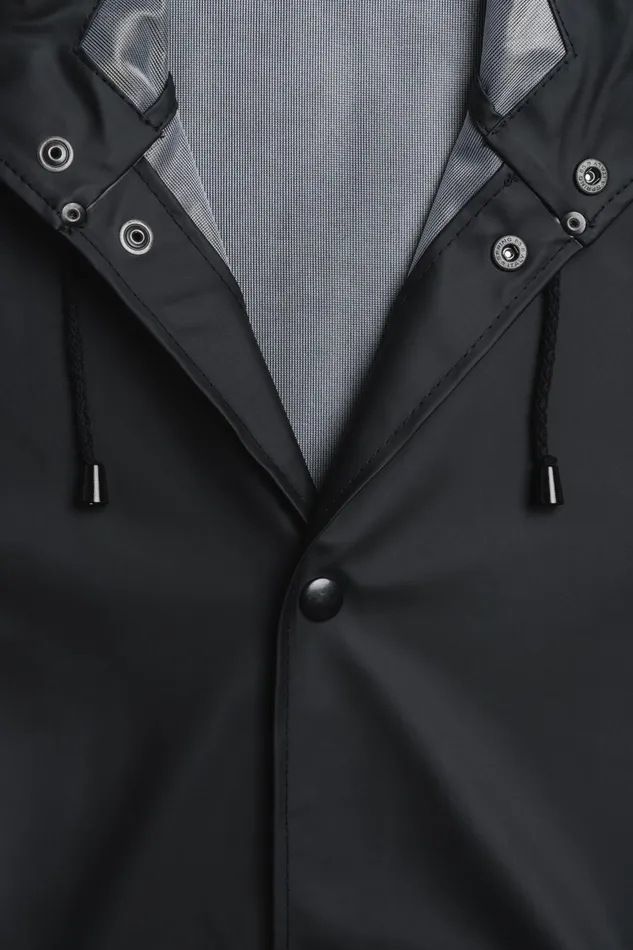 Raincoats Women Stutterheim Stockholm Lightweight Raincoat Black