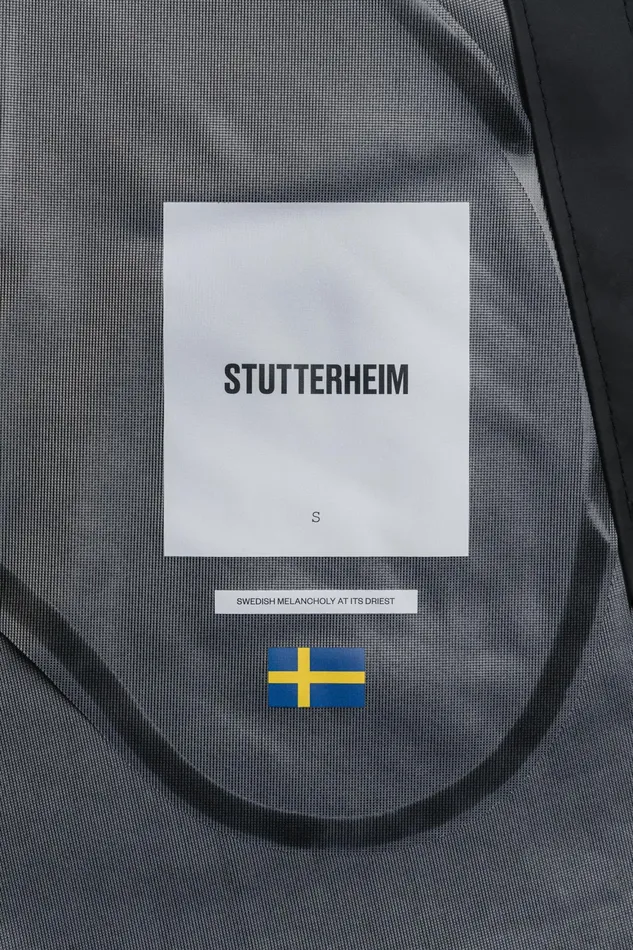 Raincoats Women Stutterheim Stockholm Lightweight Raincoat Black