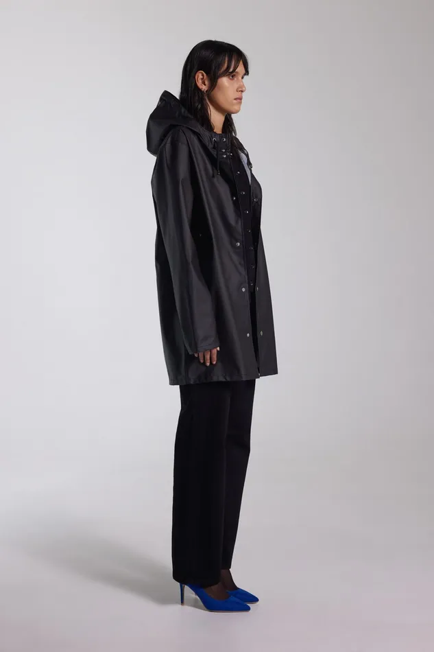 Raincoats Women Stutterheim Stockholm Lightweight Raincoat Black