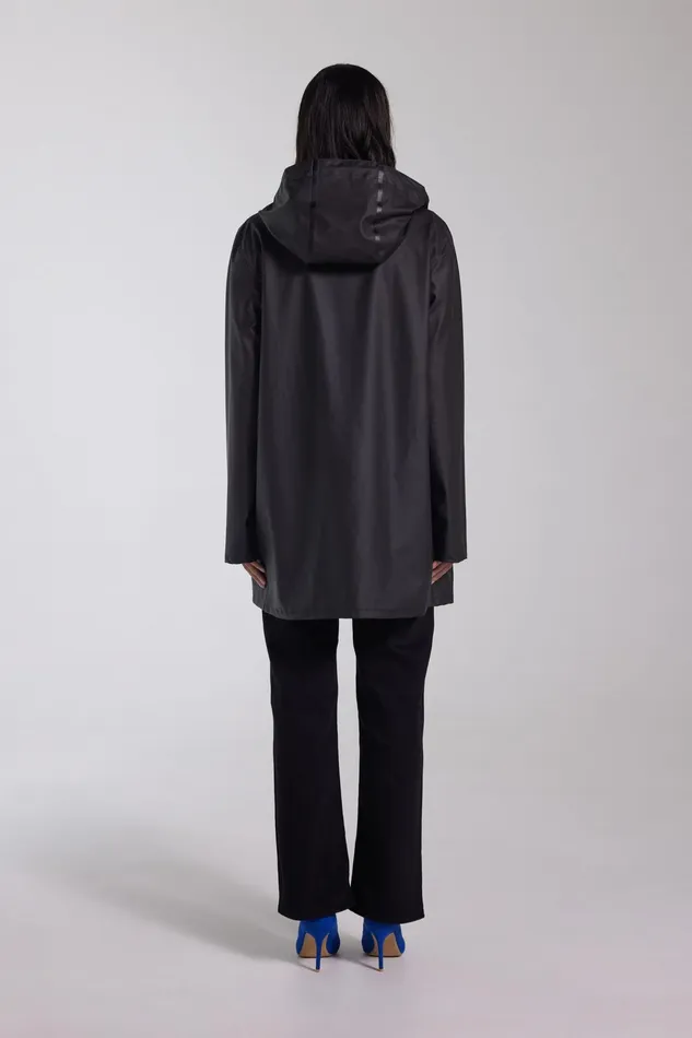 Raincoats Women Stutterheim Stockholm Lightweight Raincoat Black