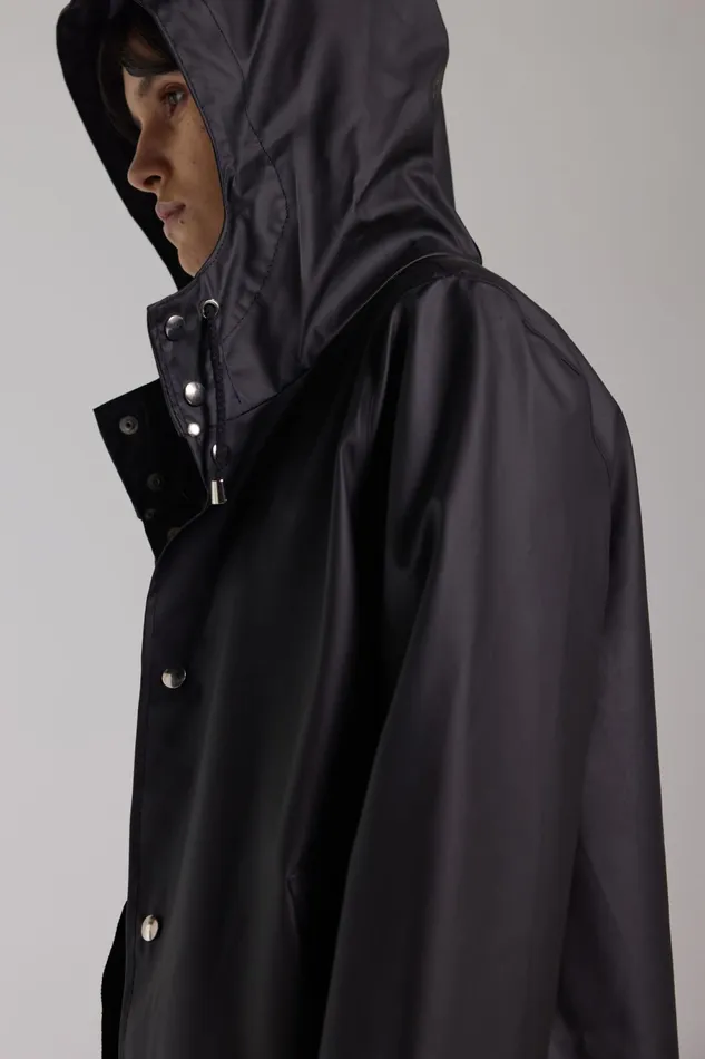 Raincoats Women Stutterheim Stockholm Lightweight Raincoat Black