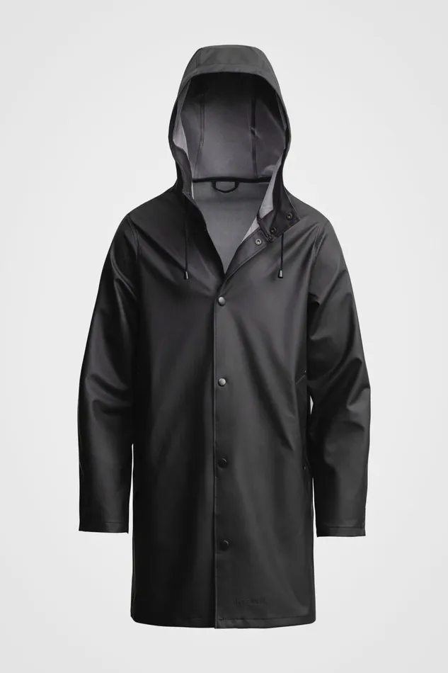 Raincoats Women Stutterheim Stockholm Lightweight Raincoat Black
