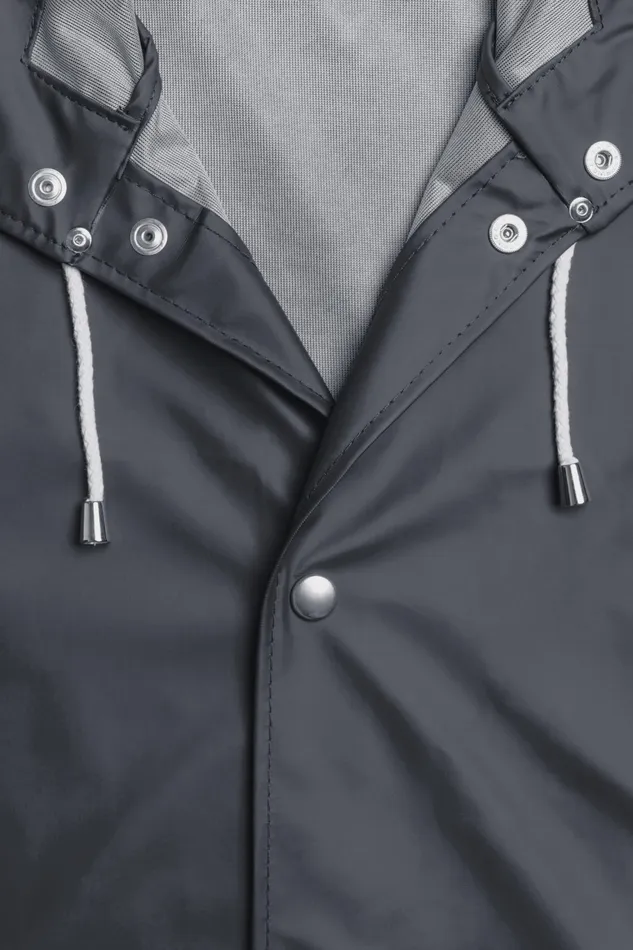 Raincoats Women Stutterheim Stockholm Lightweight Raincoat Charcoal