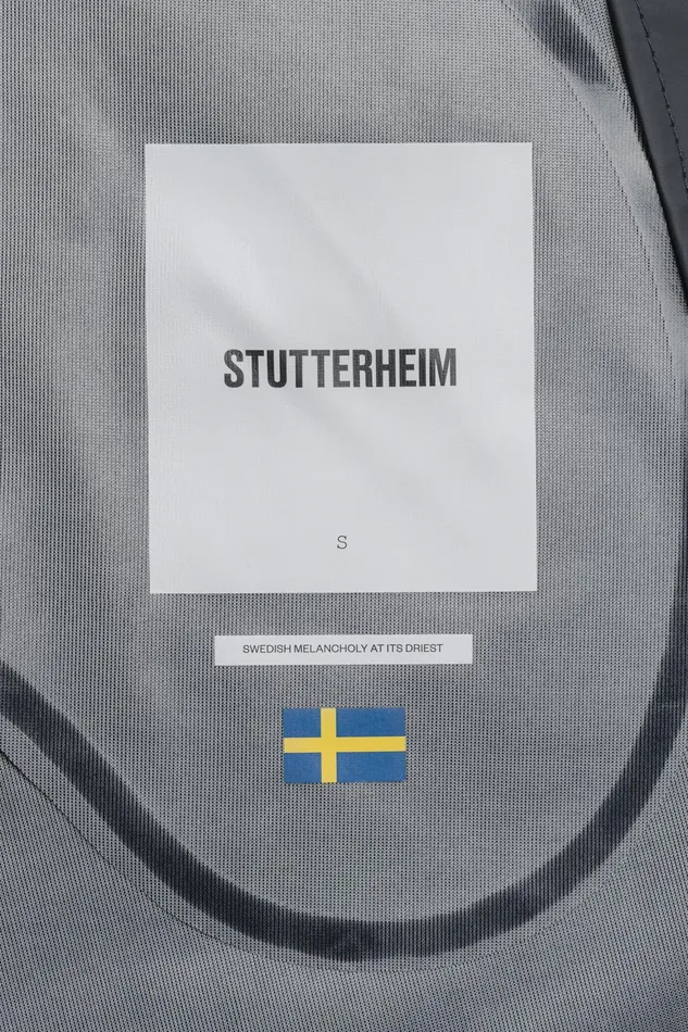Raincoats Women Stutterheim Stockholm Lightweight Raincoat Charcoal