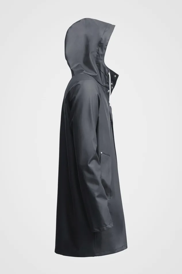 Raincoats Women Stutterheim Stockholm Lightweight Raincoat Charcoal