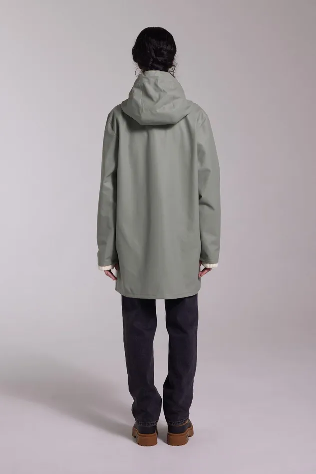 Raincoats Women Stutterheim Stockholm Lightweight Raincoat Khaki Green
