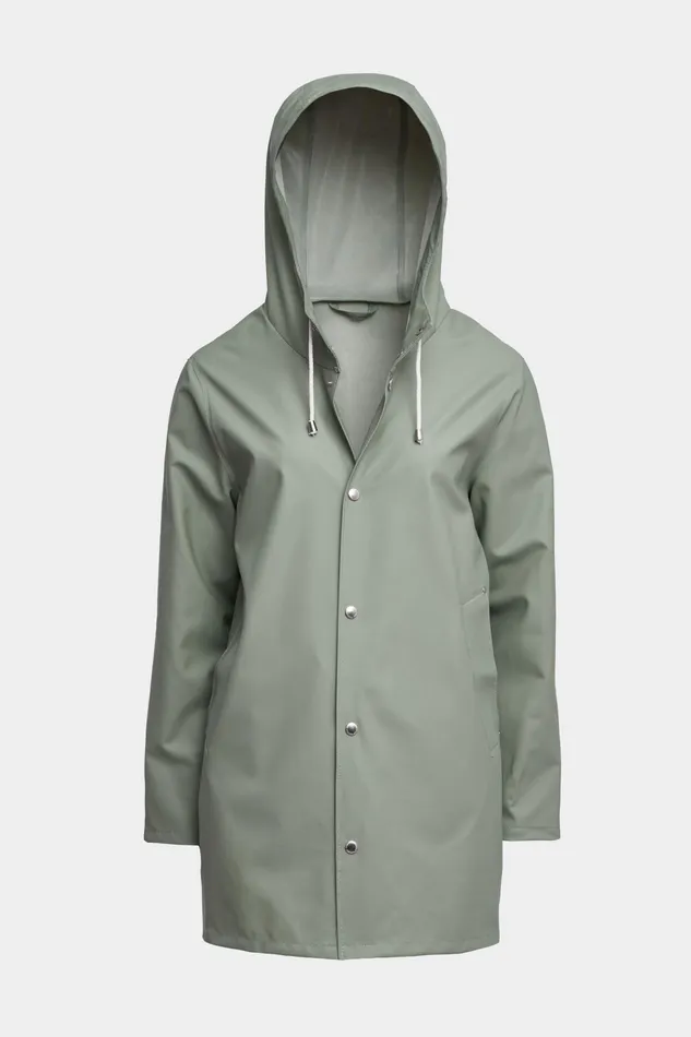 Raincoats Women Stutterheim Stockholm Lightweight Raincoat Khaki Green