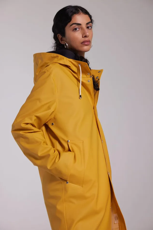Raincoats Women Stutterheim Stockholm Lightweight Raincoat Warm Honey