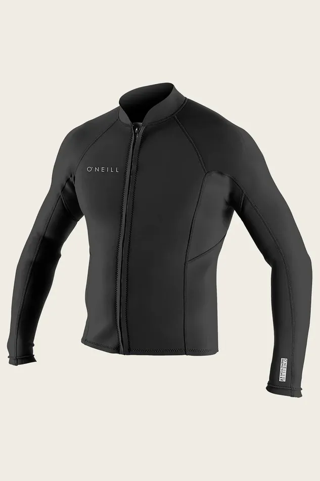 REACTOR2 15MM FRONT ZIP JACKET Blkblk Men O039NEILL Men039S Wetsuits