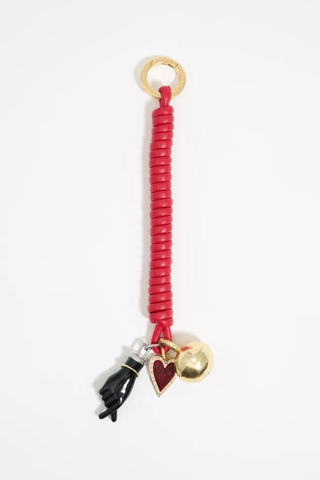 Red Heart Bag Charm Red Women Bimba Y Lola Bag Charms