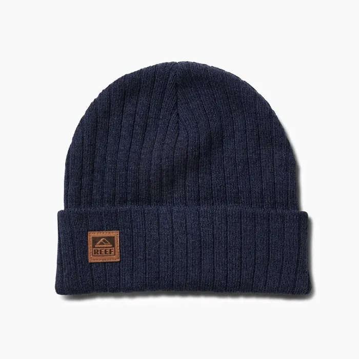 Reef Hats and Beanies Jenks Cuff Beanie Insigna Blue 8211 Men